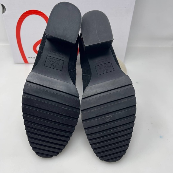 Blondo Tia Sherpa Cuff Ankle Booties in Black Size 8.5 New Retail $160 - Picture 9 of 9
